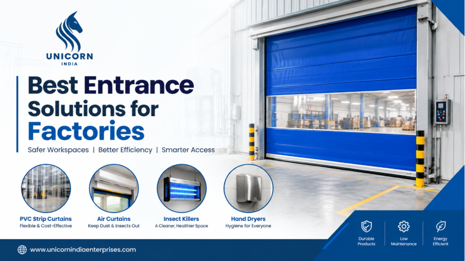 Air Curtains vs PVC Strip Curtains for Factories