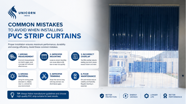 PVC Strip Curtain Installation Mistakes Blog