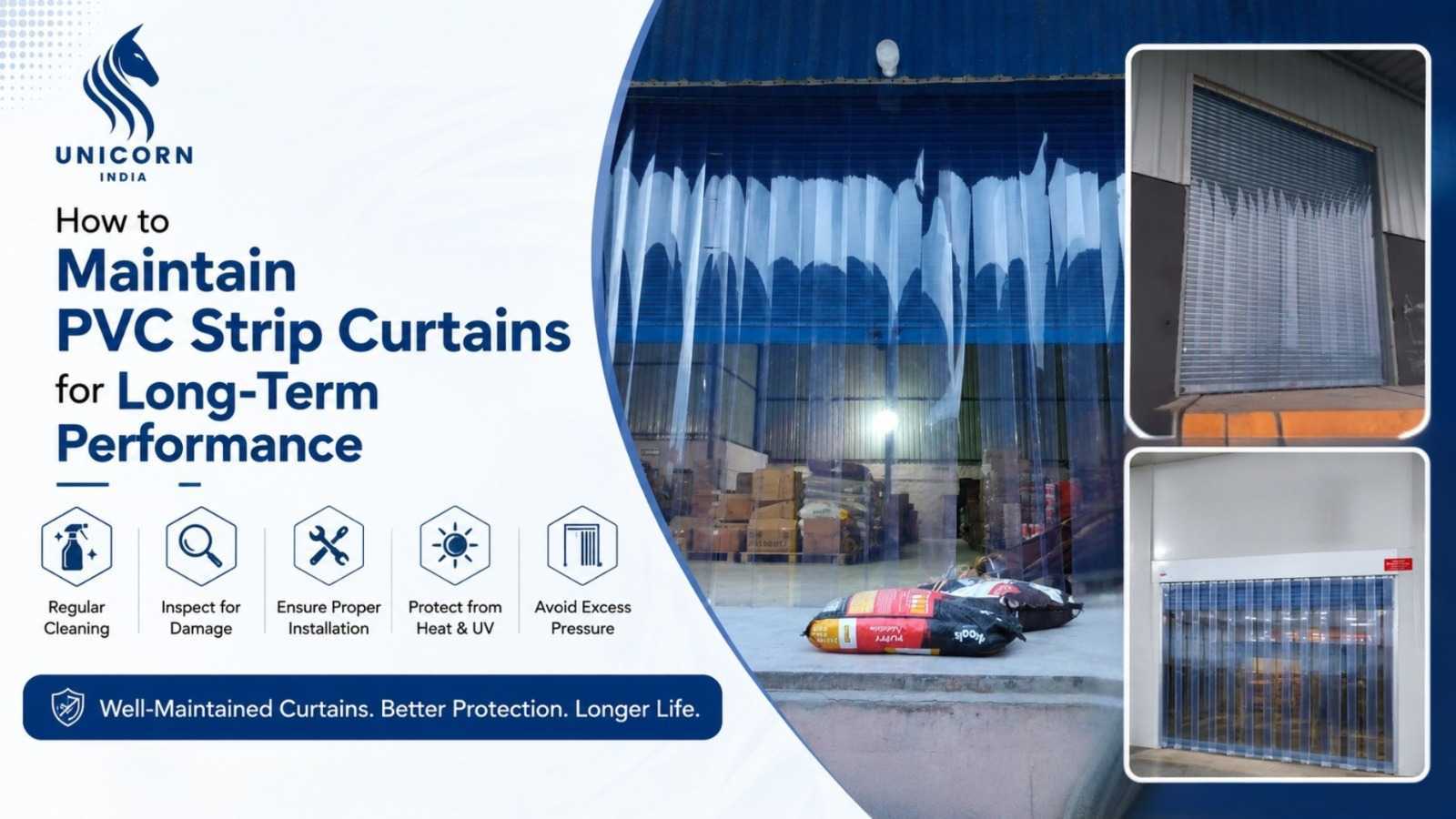 PVC Strip Curtains Maintenance Blog