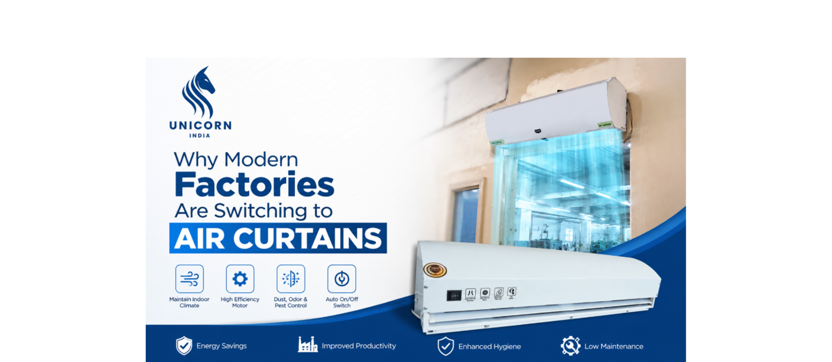 Why Modern Factories Are Switching to Air Curtains